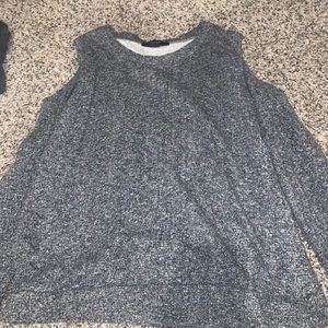 Open shoulder sweater